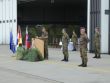 Slávnostný ceremoniál ukončenia pôsobenia aliančných síl v 81. krídle Sliač